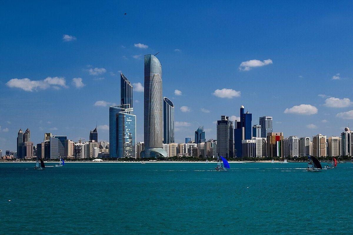 The Abu Dhabi skyline