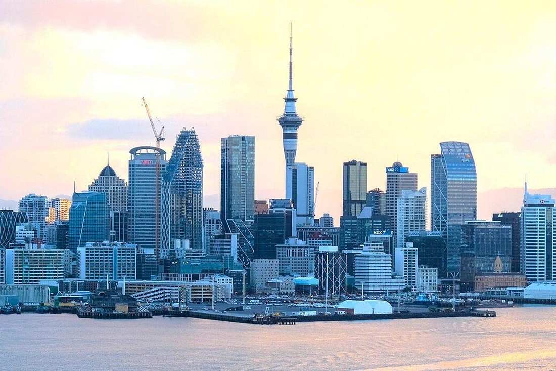 Auckland and the harbor