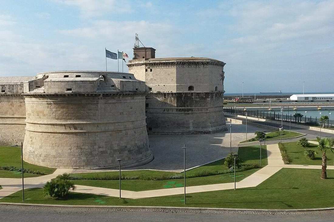The harbor at Civitavecchia, the port for Rome