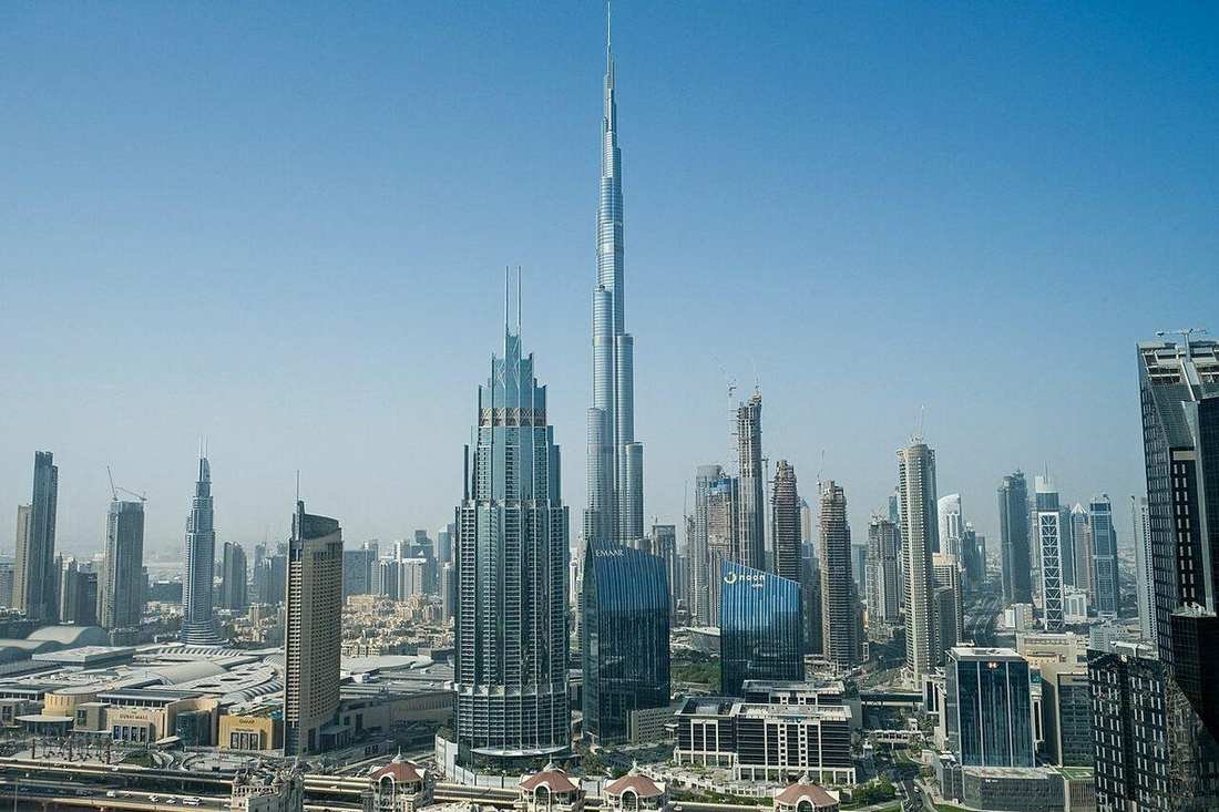 The Dubai waterfront