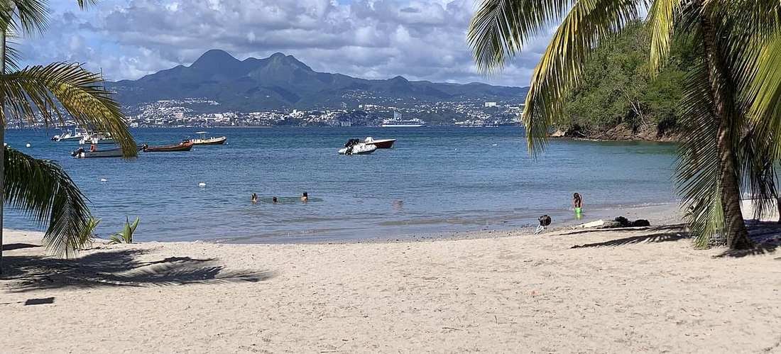 The bay of Fort-de-France, Martinique