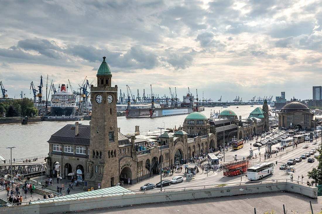 Hamburg harbor