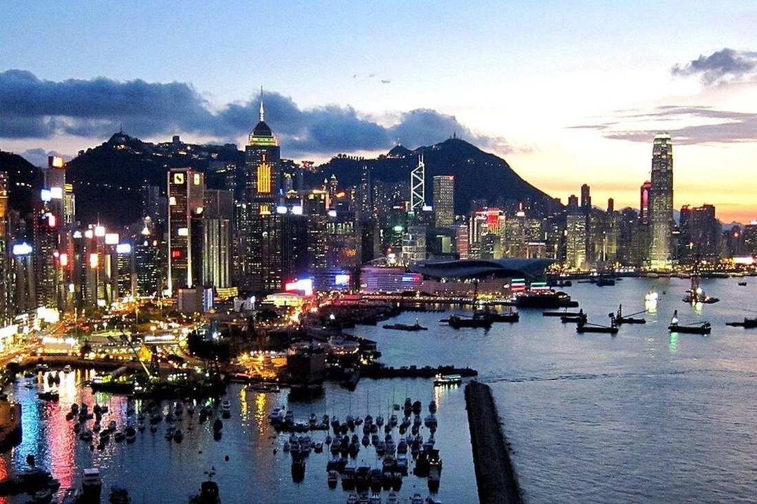 Victoria Harbour in Hong Kong