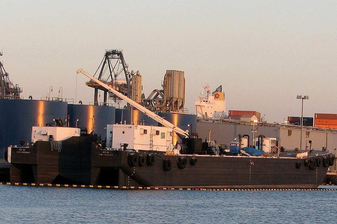 The Port of Los Angeles at San Pedro