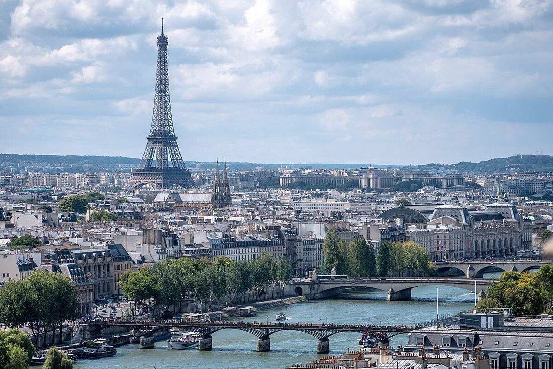 Paris along the Seine
