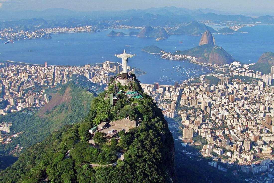 Christ the Redeemer above Rio de Janeiro