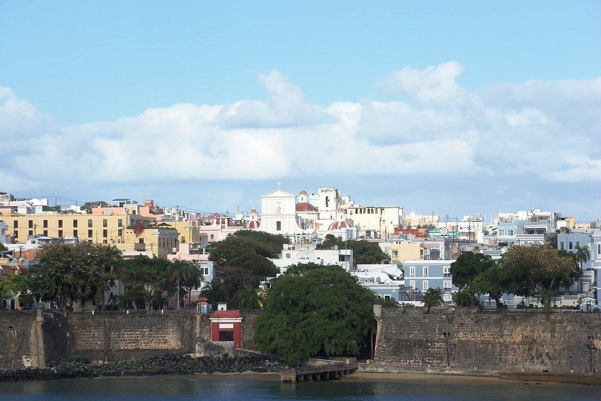 Old San Juan above the harbor