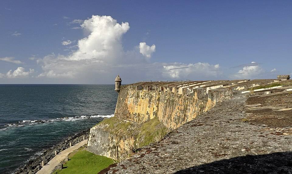 Castillo San Felipe del Morro above the harbor in San Juan