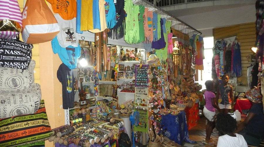 The straw market in Nassau
